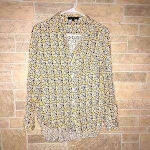 ✅Velvet Heart Button Down Blouse